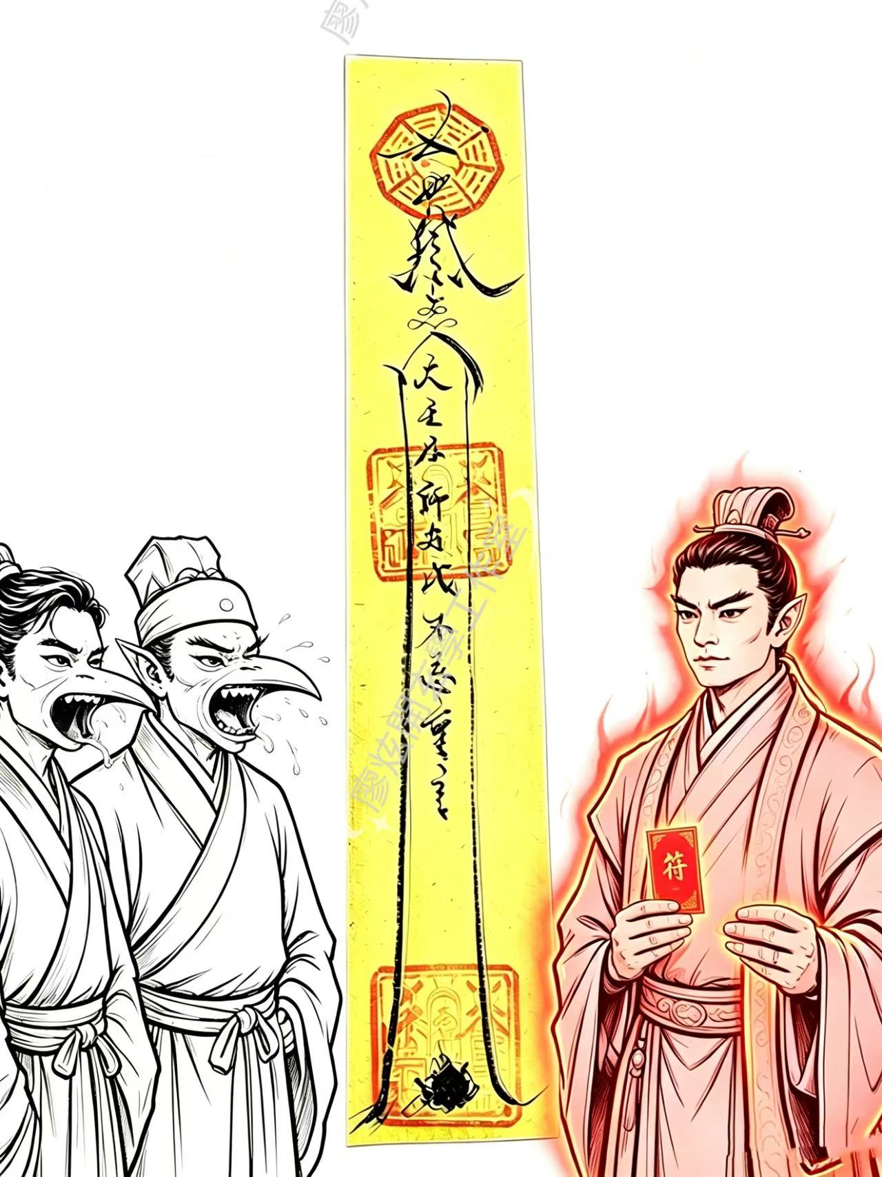 化烏鴉口靈符